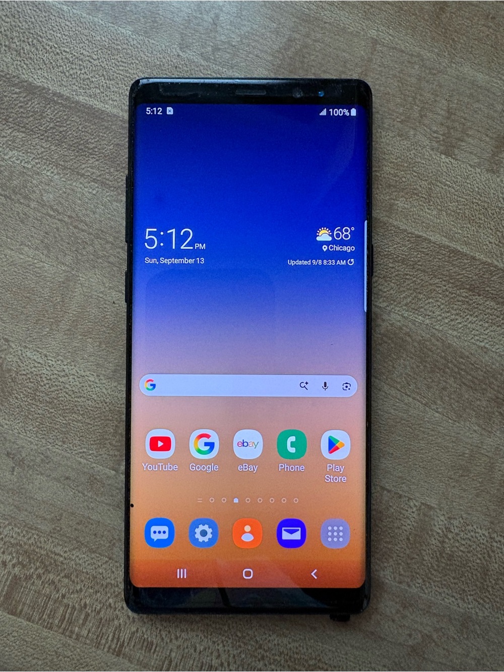 Samsung Galaxy Note 8 With Charger Included